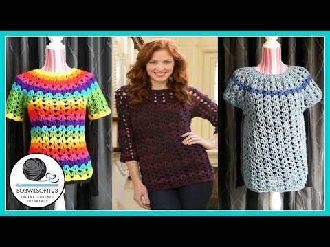 Crochet Tunic Tutorial Part 1/3 Sm/Med/Lg