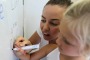 Tina Tower with preschool pupil Rome Southwell at her Begin Bright Class in Cronulla. 