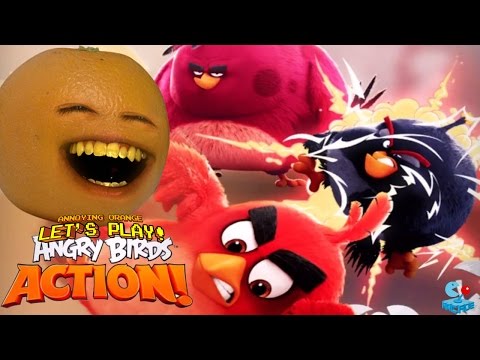 Annoying Orange Plays - Angry Birds Action!