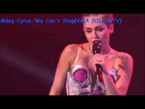 Miley Cyrus-We Can't Stop(VMA 2013 MTV)