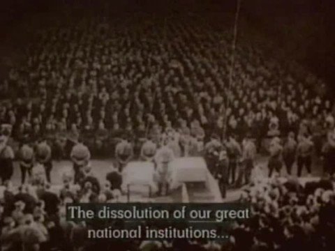 Hitler's First Speech in Power w. Goebbels Intro 1933 10min