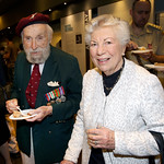 NAJEX ANZAC Day Ceremony at The SJM. Mark Braham & Zara Selby. Pic Noel Kessel.