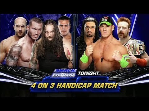 LUCHA COMPLETA: 4-on-3 Handicap Match | SmackDown ᴴᴰ