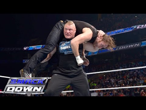 Brock Lesnar, Dean Ambrose and The Wyatt Family all go to war: SmackDown, March 24, 2016