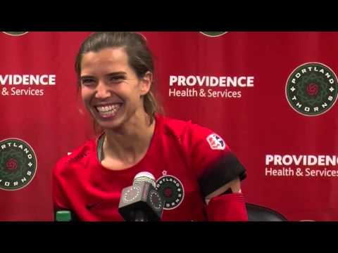 Tobin Heath talks about the Portland Thorns' win against the Orlando Pride