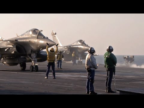 Video: On board French aircraft carrier the Charles de Gaulle