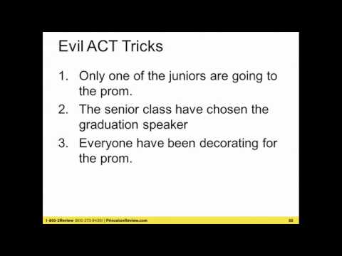 ACT Strategy Workshop from the Princeton Review and Zinch