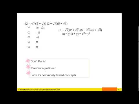 Princeton Review : How to Conquer Hard Math