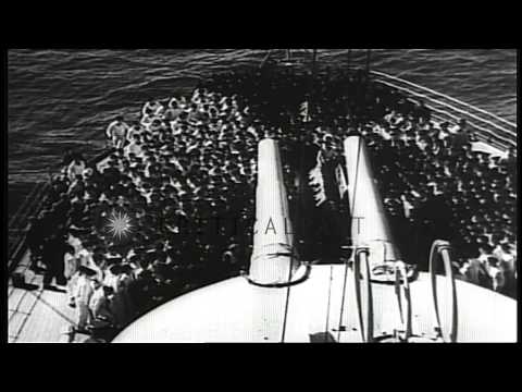 German invasion of Denmark and Norway, during World War II (Operation Weserubung) HD Stock Footage