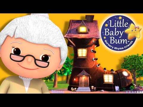 Old Woman Who Lived In A Shoe | Nursery Rhymes | By LittleBabyBum