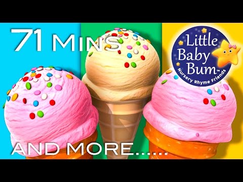 Ice Cream Song | And More Nursery Rhymes | From LittleBabyBum