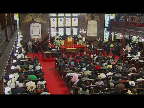 Charleston church holds service