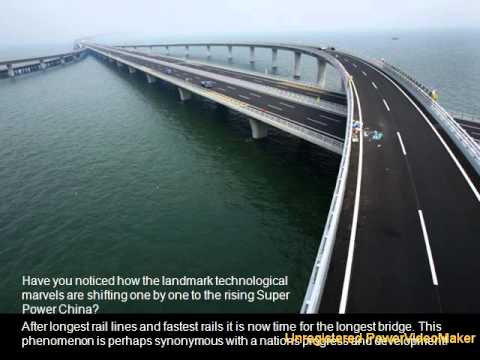 42 km Jiaozhou Bay Bridge and Tunnel 08 02 08 32 wmv