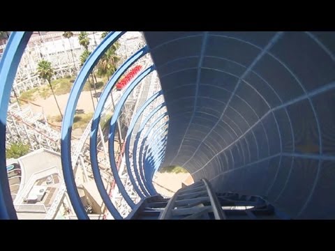 California Screamin' front seat on-ride HD POV (with full audio) Disney's California Adventure