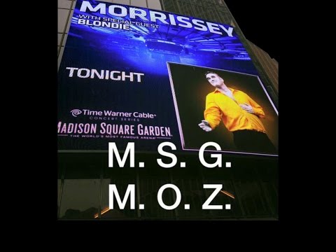 MORRISSEY LIVE AT MADISON SQUARE GARDEN 27.06.15