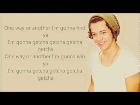 One Way or Another - One Direction (Lyric Video)