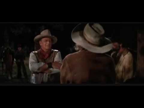 John Wayne killed by Bruce Dern (The Cowboys / 1972)