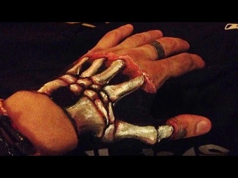 MY HAND! How i draw magic Illusion Skeleton Art