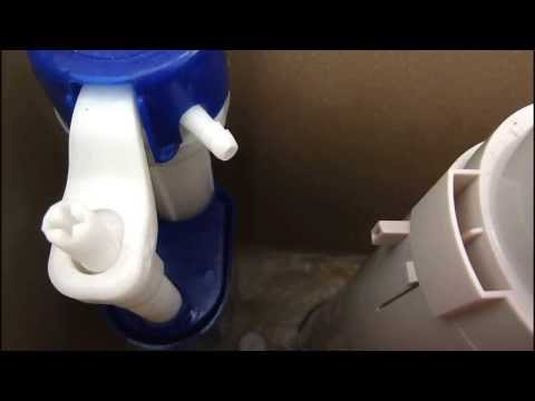 How to fix your wc cistern if it is running water into the pan after the flush has finished.