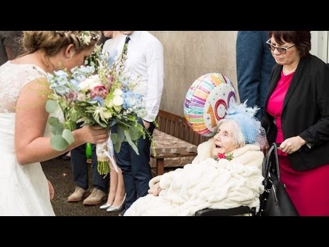 Grandmother Is Bridesmaid At Granddaughter's Wedding On Her 100th Birthday