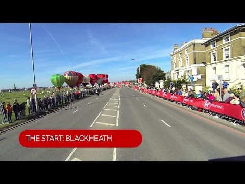 Timelapse: The Virgin Money London Marathon Course