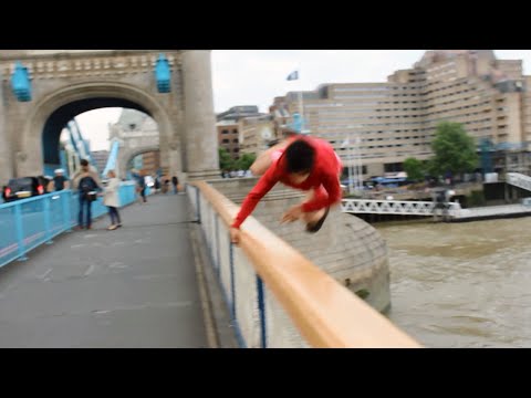 Jumping off London Tower Bridge!