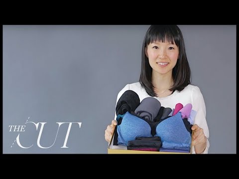 Marie Kondo Folds a Perfect Underwear Drawer