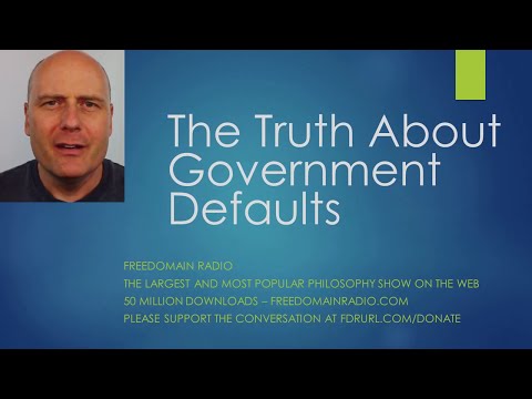 The Truth About Government Debt Default