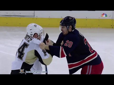 Chris Kunitz vs Chris Kreider Mar 13, 2016