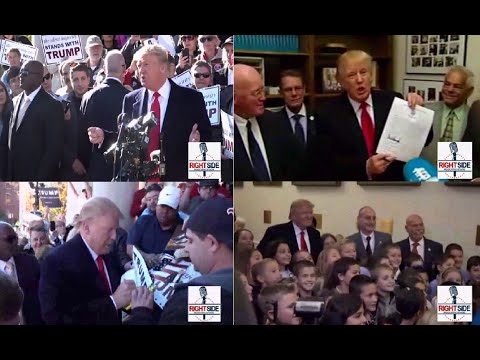 Donald Trump Speaks In Concord NH, Files For Presidential Ballot in NH (11-4-15)