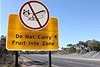 Fruit fly do not carry sign - generic
