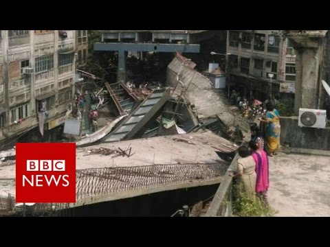 India: Kolkata flyover collapses 'killing at least 10' - BBC News