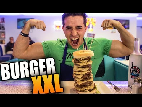 MANGER UN HAMBURGER XXL !!