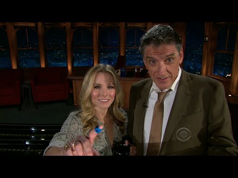 Late Late Show with Craig Ferguson 12/3/2010 Kristen Bell, Michael Franti