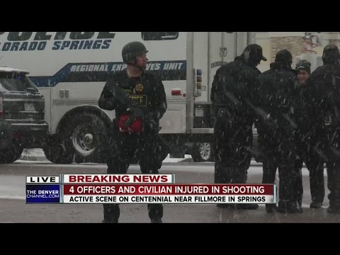 4 officers, unknown number of civilians injured in Colorado Springs shooting