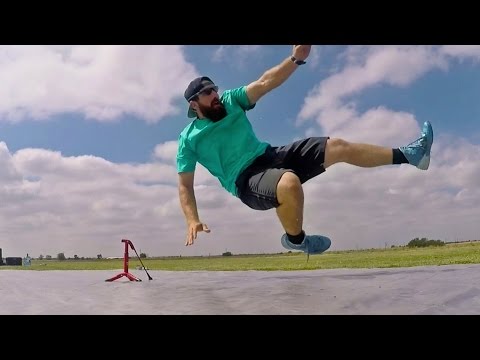 Slip 'N Slide Football Battle | Dude Perfect