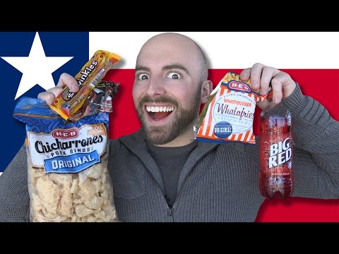 Tasting CRAZY Foods from TEXAS!