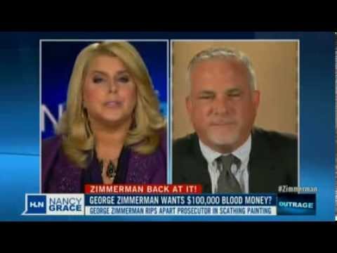 HLN Nancy Grace Discusses Zimmerman's Painting Copyright Misappropriation of AP Photo