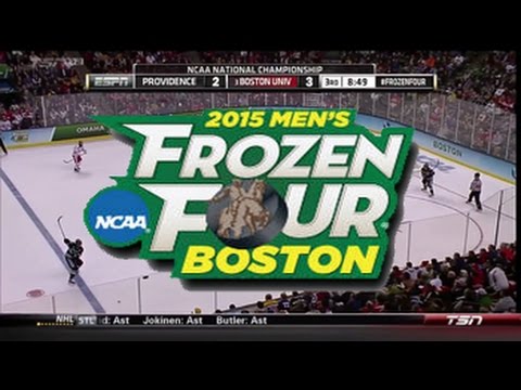 2015 NCAA Frozen Four - the "CRAZY" final 12 minutes of the Ice Hockey National Championship Game