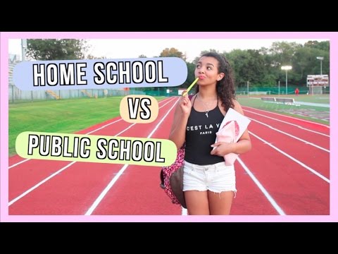 Home School vs Public School ♡