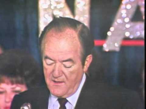 Hubert Humphrey concedes 1968 election