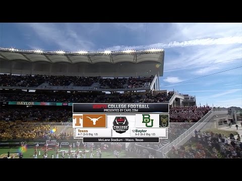 Texas Longhorns vs Baylor Bears  12-5-2015