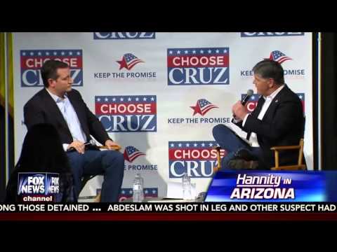 Ted Cruz Interviews with Sean Hannity in Phoenix, Arizona | March 19, 2016