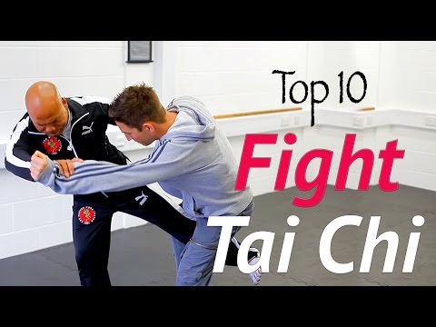 Top 10 Tai Chi fight moves in real combat - awesome tai chi chuan