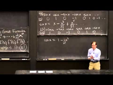 Power Series/Euler's Great Formula | MIT Highlights of Calculus