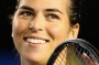 Just good friends: Ajla Tomjlanovic, pictured here at this year's Australian Open, has denied being romantically ...