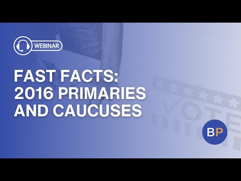 Ballotpedia's Fast Facts: Primaries and Caucuses