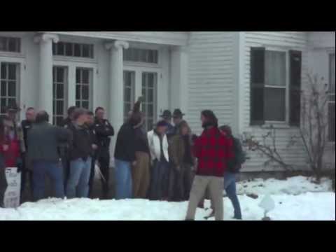 Occupy Augusta Maine Governor's Mansion