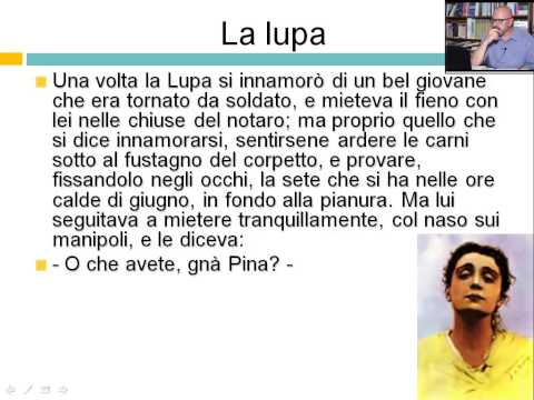 Letteratura Italiana dell'800 - Giovanni Verga e La lupa