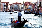 DC911P Sunset over the Grand Canal in Venice  ODTW Venice. CREDIT ALAMY